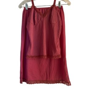 Vintage Movie Star Raspberry Slip Set- Small